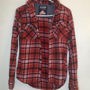 Superdry Japan authentic classic flannel shirt m